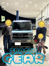 ご納車おめでとうございます！！【スペーシアギア】